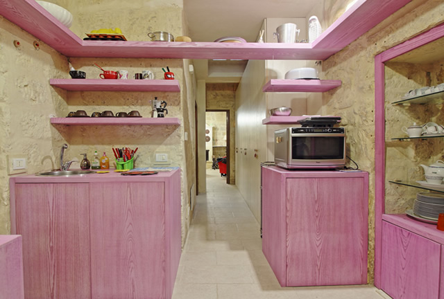 area comune cucina bed and breakfast domus gaia